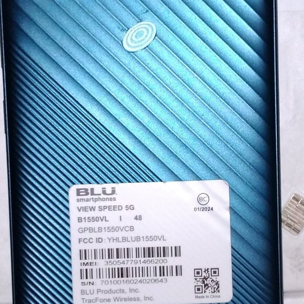 NEW UNLOCKED BLU VIEW SPEED 5G SMARTPHONE WITH OR WITHOUT PLAN